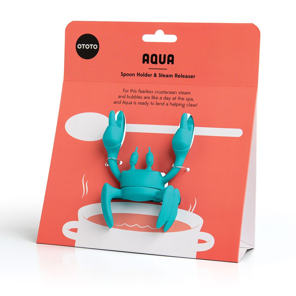 Accessoires thé et café - Red le crabe - porte cuillère ou boule à thé ou dévidoir de sopalin - PA DESIGN
