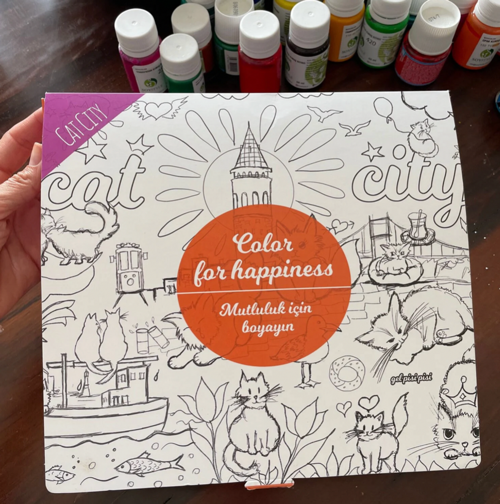 Stationery - Color for Happiness Poster - VERY LUCKY CRAFTSHOP