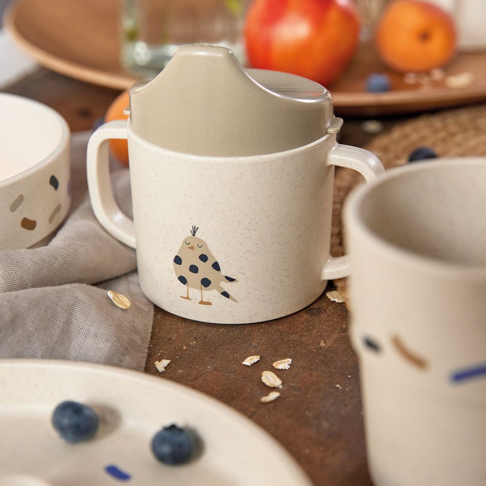 Repas pour enfant - LÄSSIG Coffret repas & Tasse d´apprentissage & Lot de 4 cuillères Little Mateys / - LASSIG GMBH