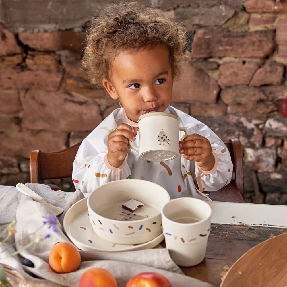 Repas pour enfant - LÄSSIG Coffret repas & Tasse d´apprentissage & Lot de 4 cuillères Little Mateys / - LASSIG GMBH