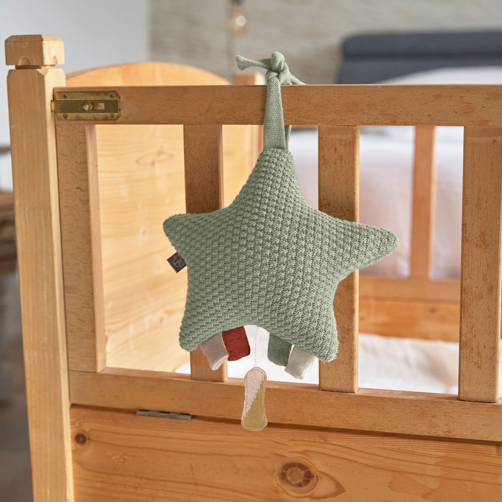 Chambres d'enfants - LÄSSIG Musical tricoté Étoile/Nuage/Lune - LASSIG GMBH