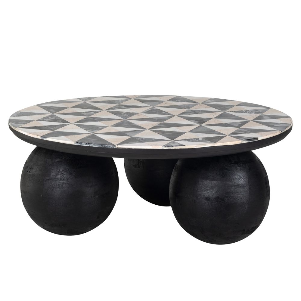 Tables basses - Collection Rostelli - table de salon Rostelli 96Ø - RICHMOND INTERIORS
