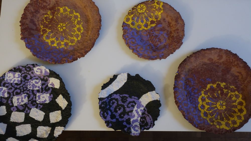 Autres décorations murales - ASSIETTE MURALE WASI - ATELIER STUGA