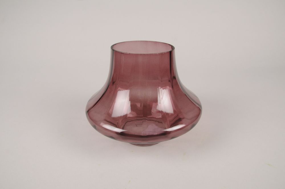 Vases - Vase en verre violet - LE COMPTOIR.COM