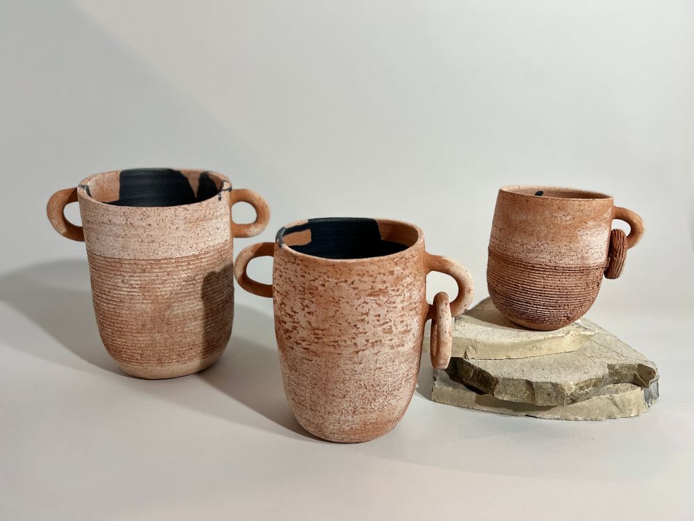 Ceramic - Decorative vase with handles - LISA MAÏOFISS