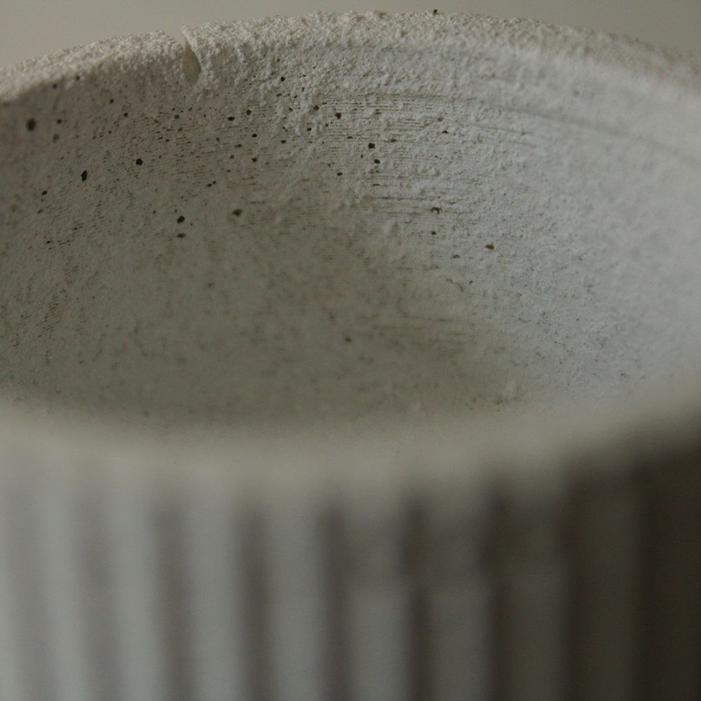 Design objects - Notched concrete candle holder - AKARA
