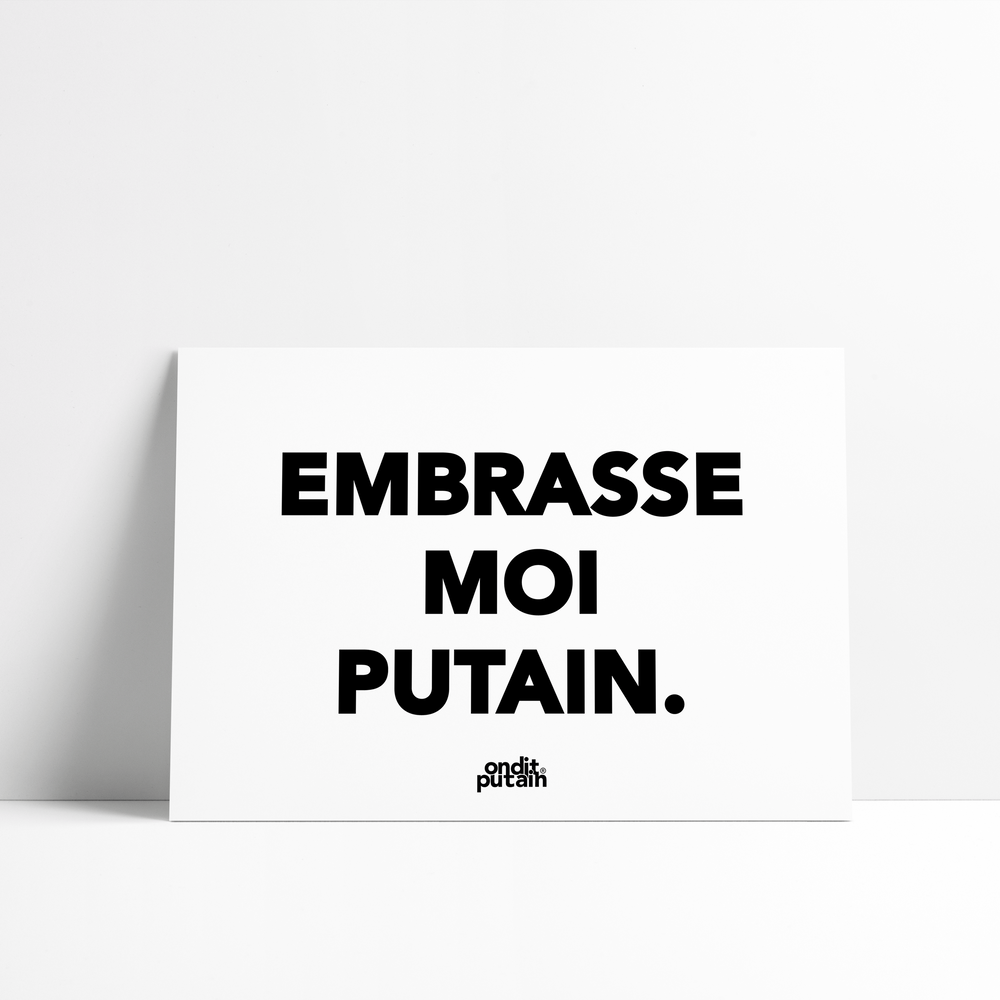 Poster - WE SAY DAMN - THE A4 POSTERS - ONDITPUTAIN