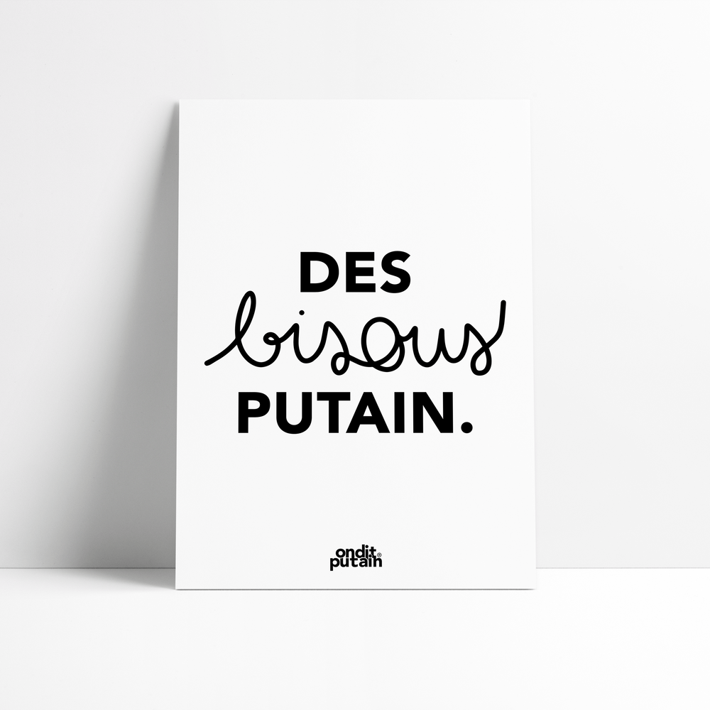 Poster - WE SAY DAMN - THE A4 POSTERS - ONDITPUTAIN