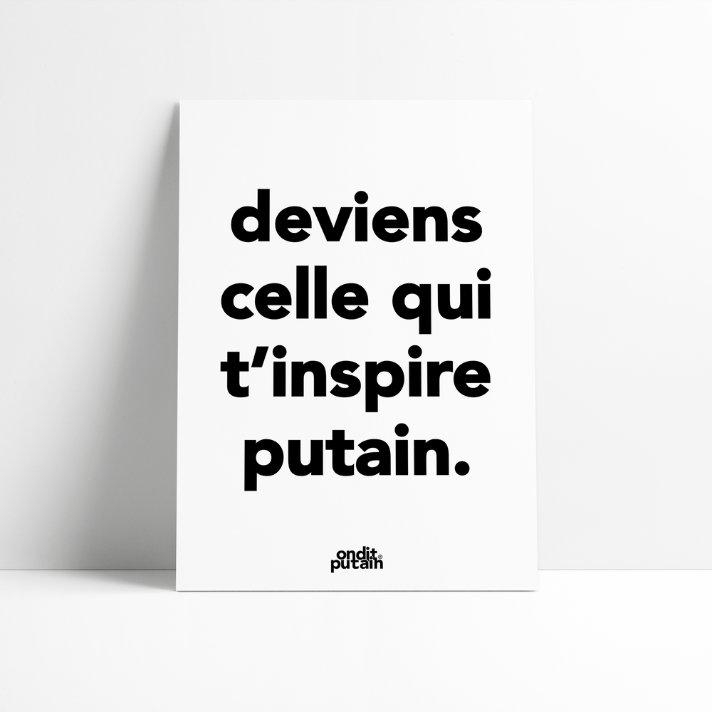 Poster - WE SAY DAMN - THE A4 POSTERS - ONDITPUTAIN