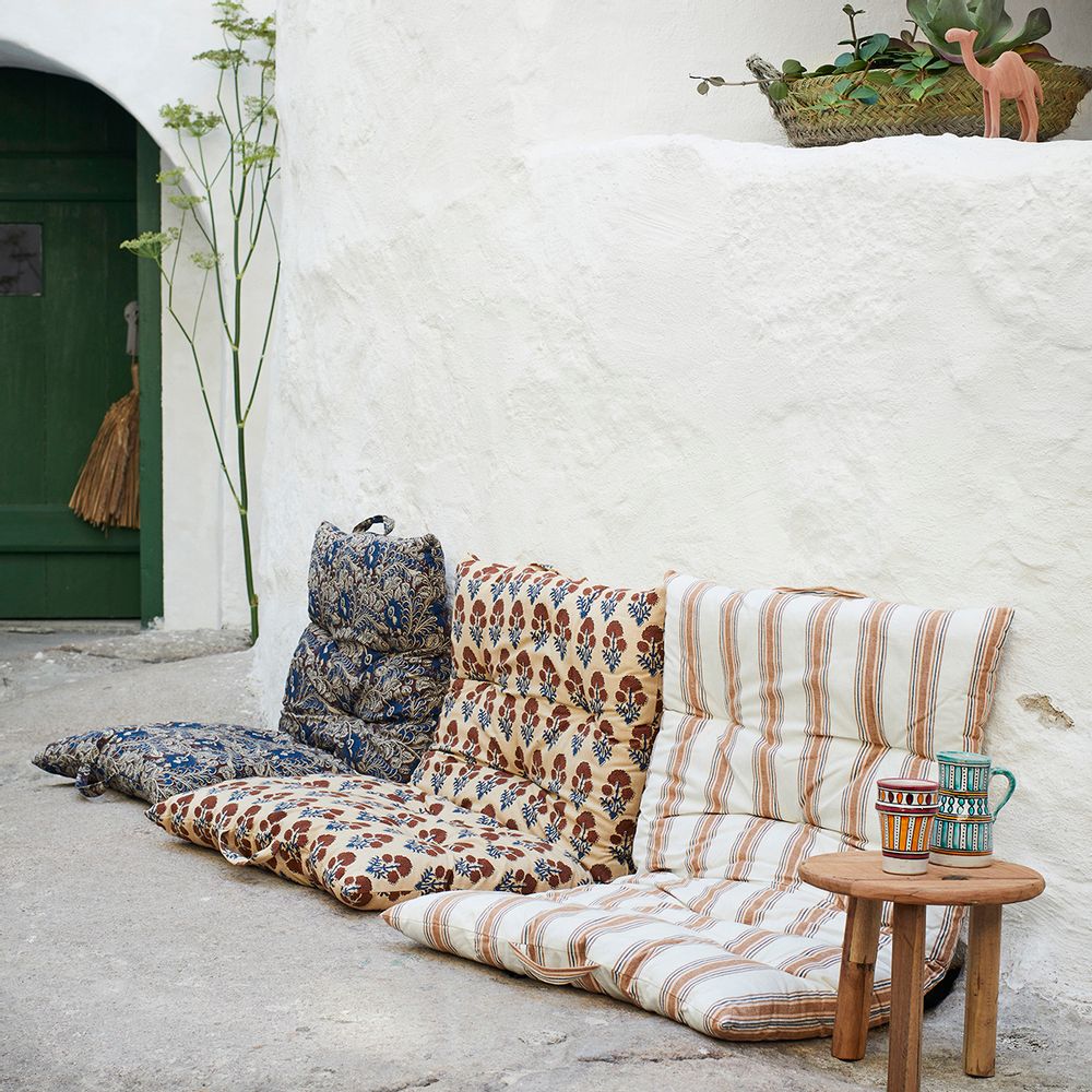 Coussins textile - Matelas en coton imprimé - MADAM STOLTZ