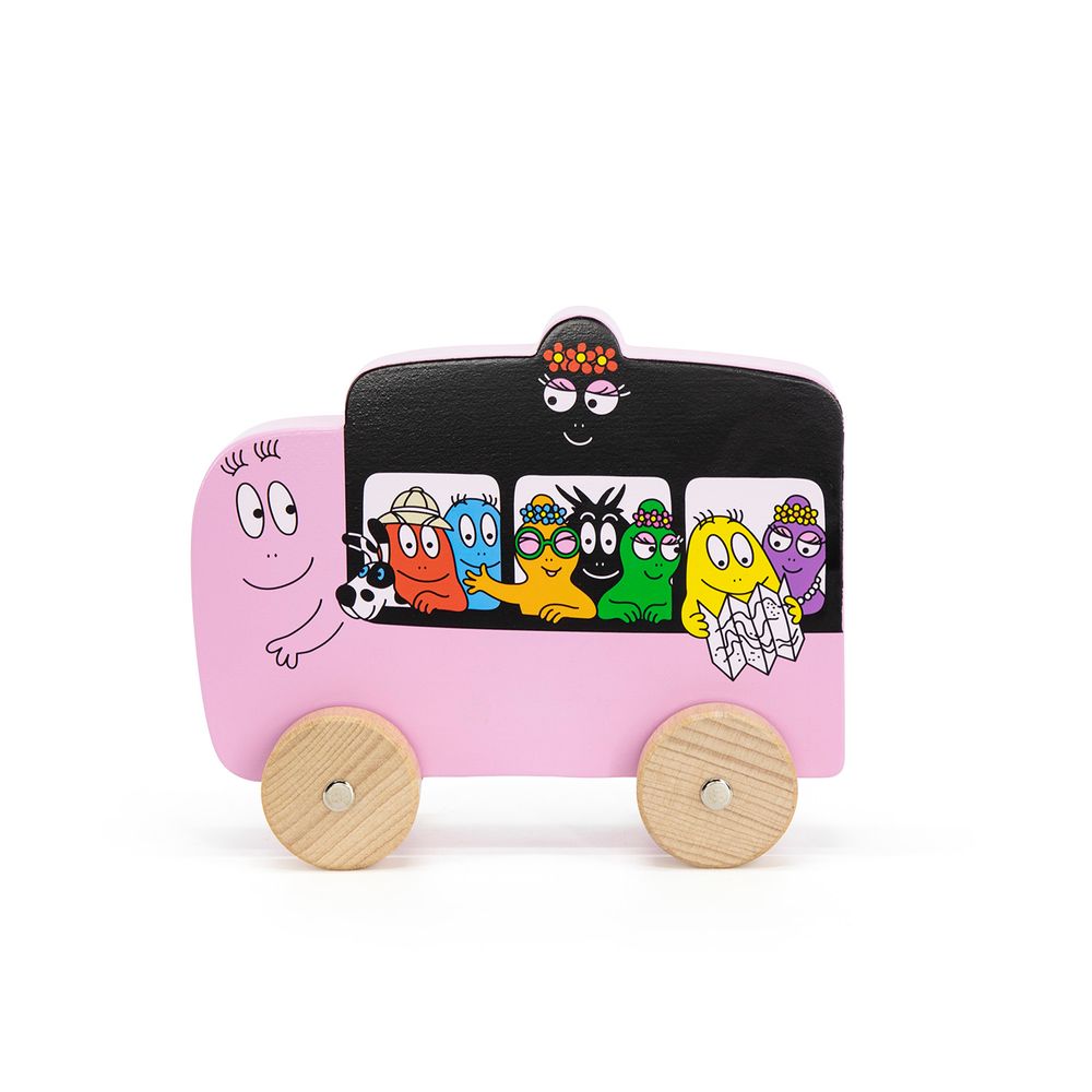 Toys - Barbapapa Wooden Car - MEKKGROUP