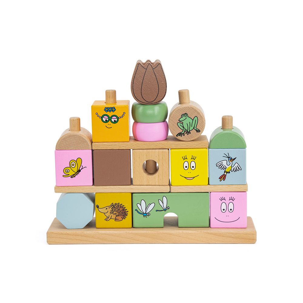 Toys - Barbapapa Wooden Stacking Blocks - MEKKGROUP
