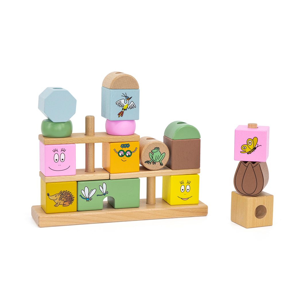Toys - Barbapapa Wooden Stacking Blocks - MEKKGROUP