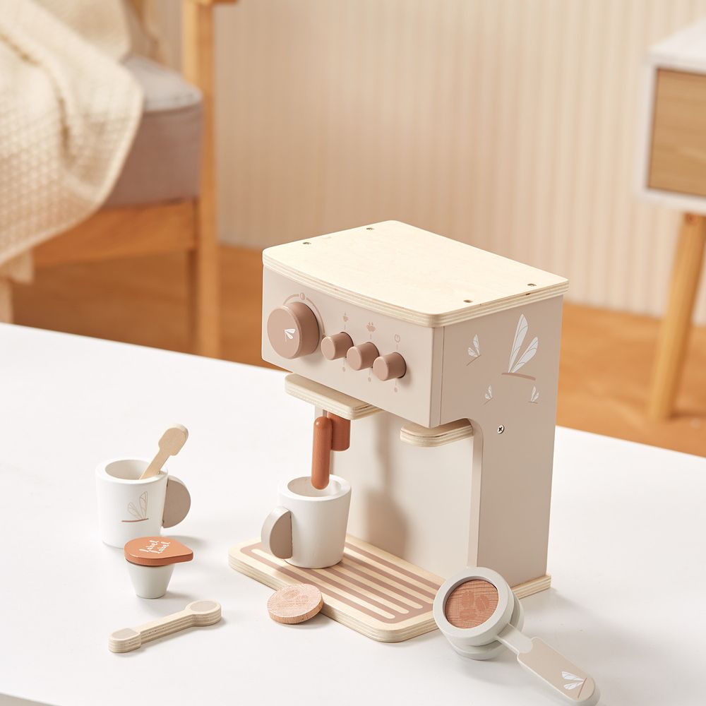 Toys - Label Label Espresso Machine Nougat - MEKKGROUP