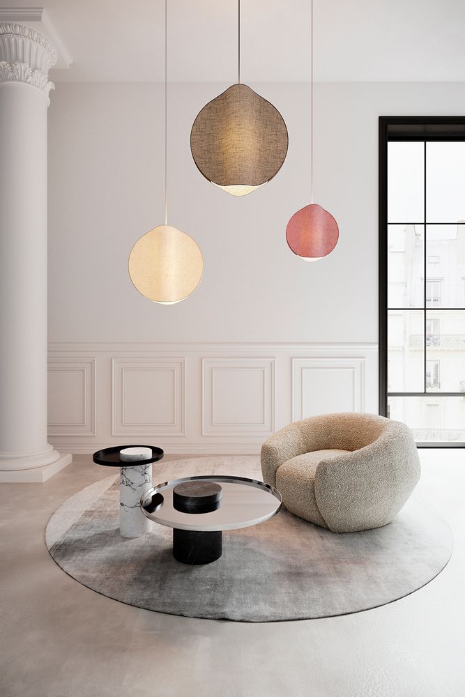 Hanging lights - Pendant light Moyen Moon - DESIGNHEURE