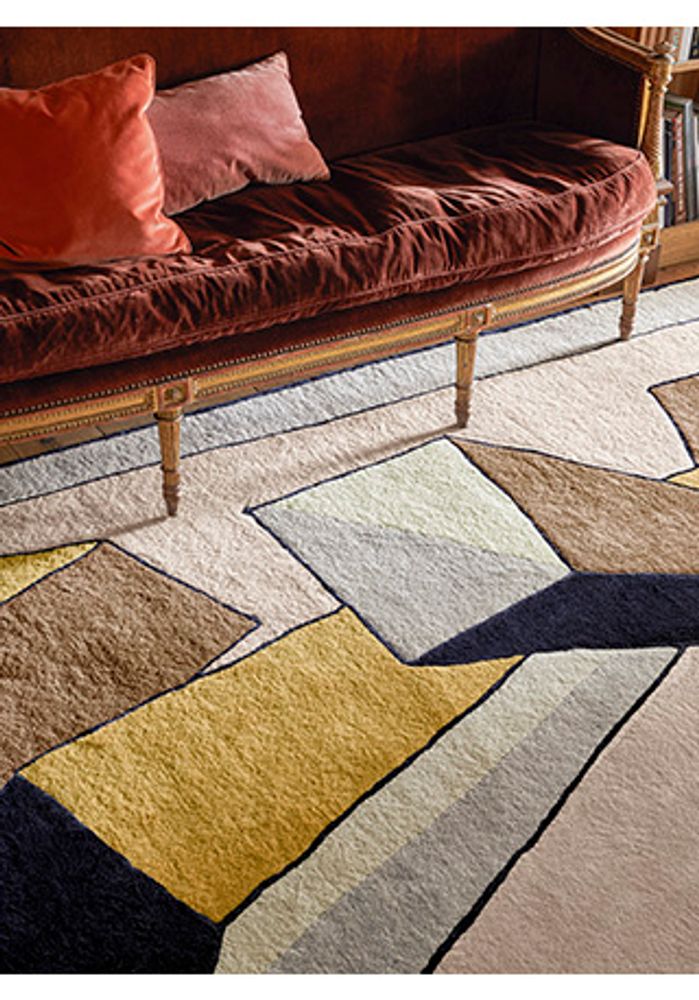 Contemporary carpets - CHATEAU DE SABLE Rug - TOULEMONDE BOCHART