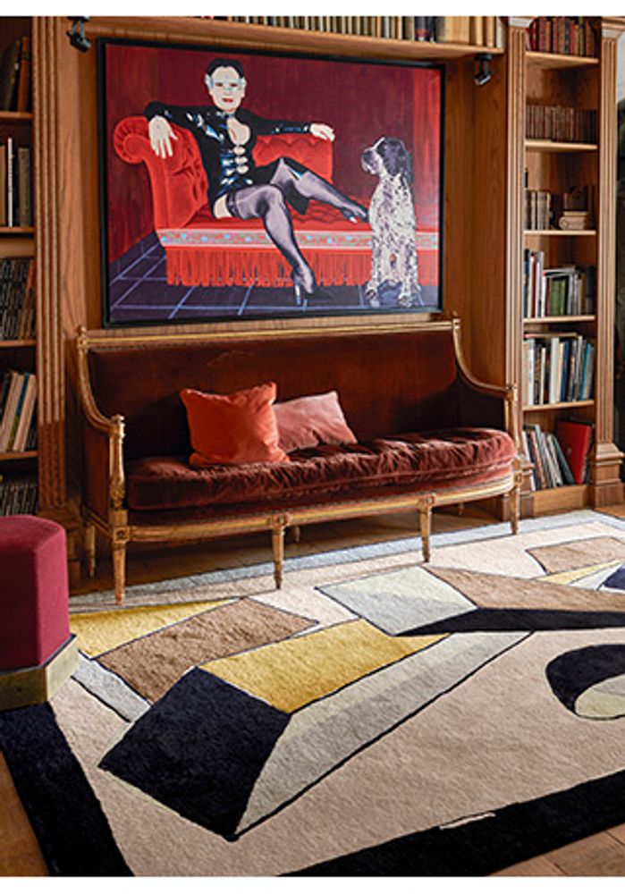 Contemporary carpets - CHATEAU DE SABLE Rug - TOULEMONDE BOCHART