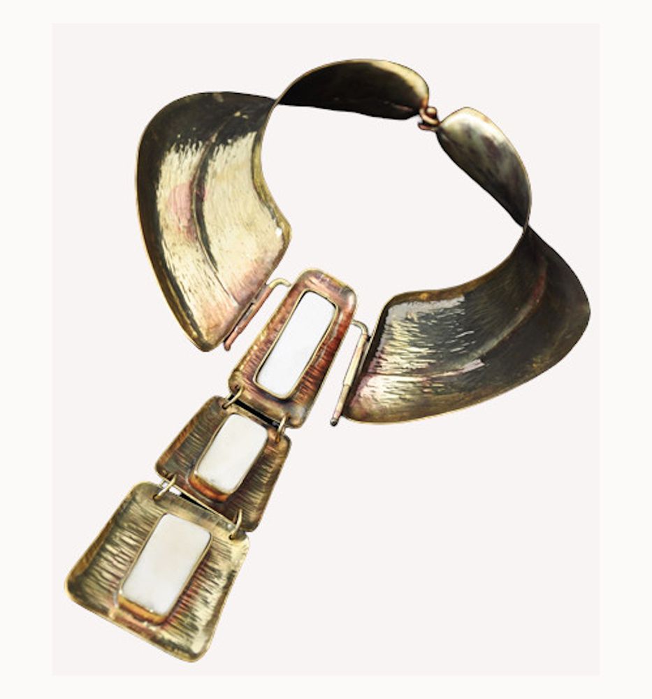 Jewelry - Necklace Bronze Three elements - SZENDY STEPHANE