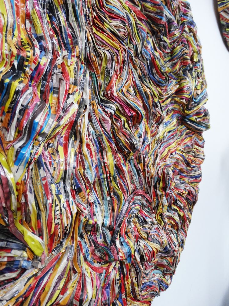 Unique pieces - Sculpture recycled paper FLOW - HELENE SIELLEZ