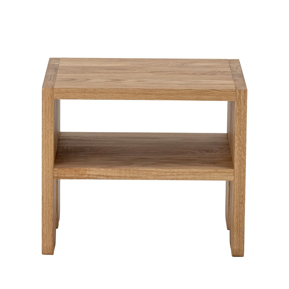 Children's tables and chairs - Bas Stool, Brown, Oak - BLOOMINGVILLE MINI