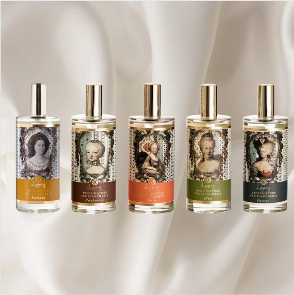Linge - Seta, Velluto, Cashmere, Cotone & Lino - Parfum pour lin - LOGEVY FIRENZE 1965
