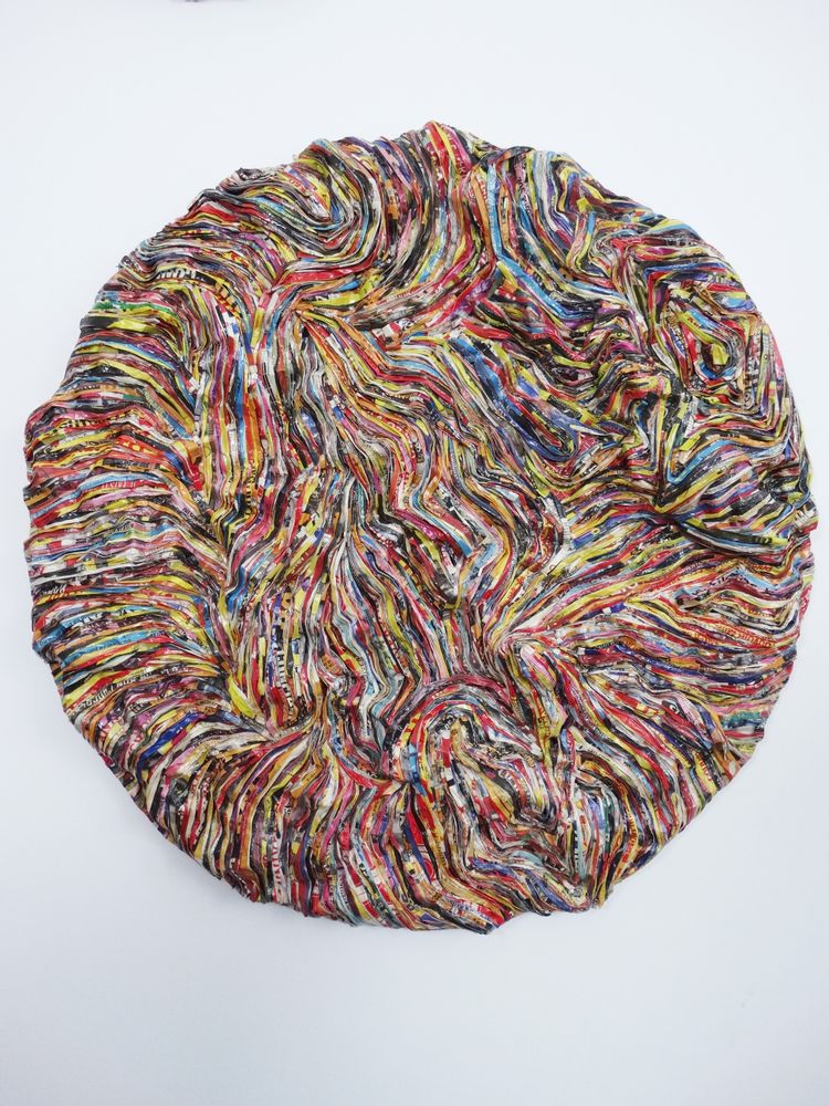 Unique pieces - Sculpture recycled paper FLOW - HELENE SIELLEZ
