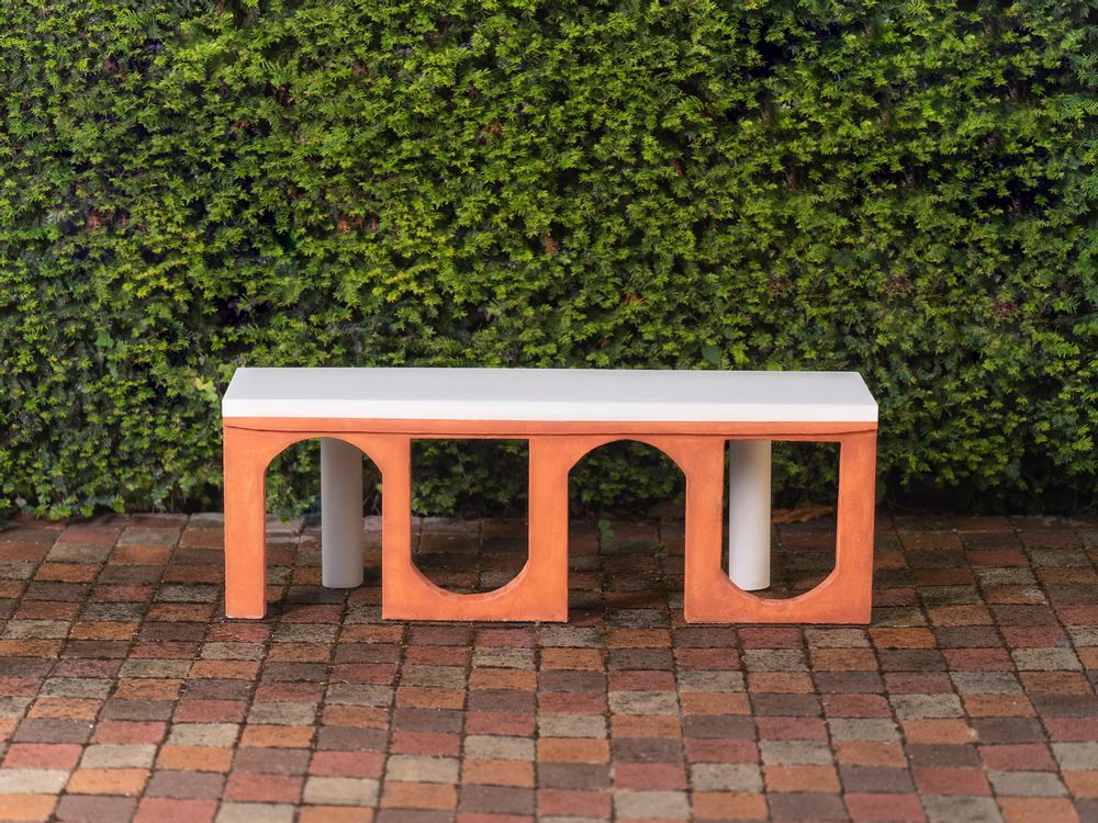 Benches for hospitalities & contracts - Colosseum, ecological stone bench - PHYDIASTONE