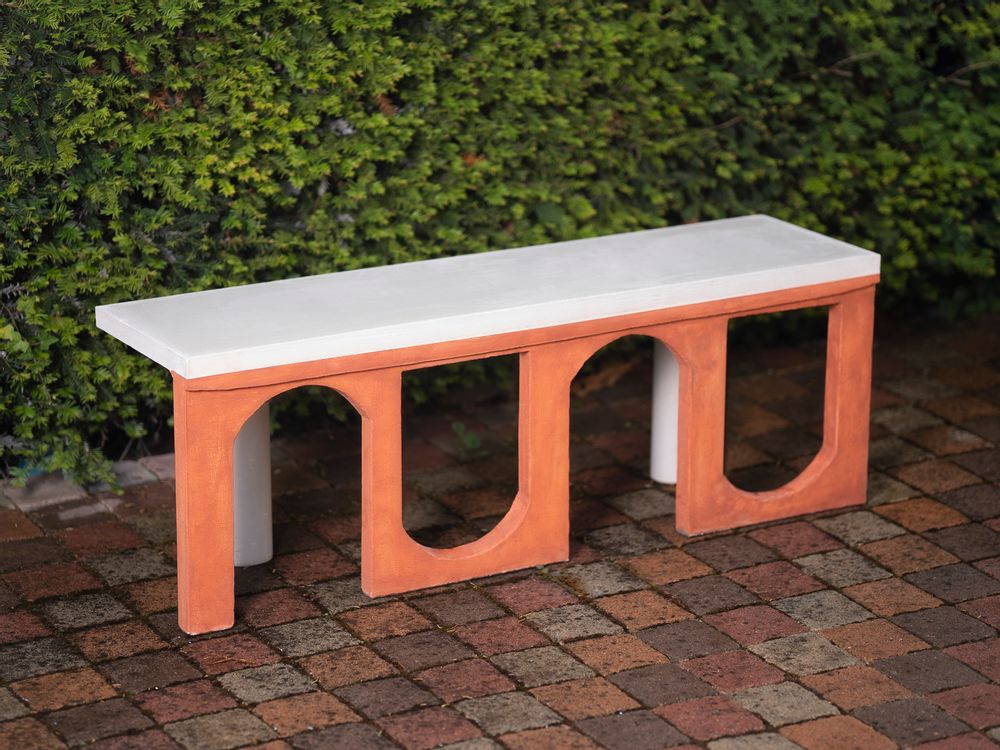 Benches for hospitalities & contracts - Colosseum, ecological stone bench - PHYDIASTONE