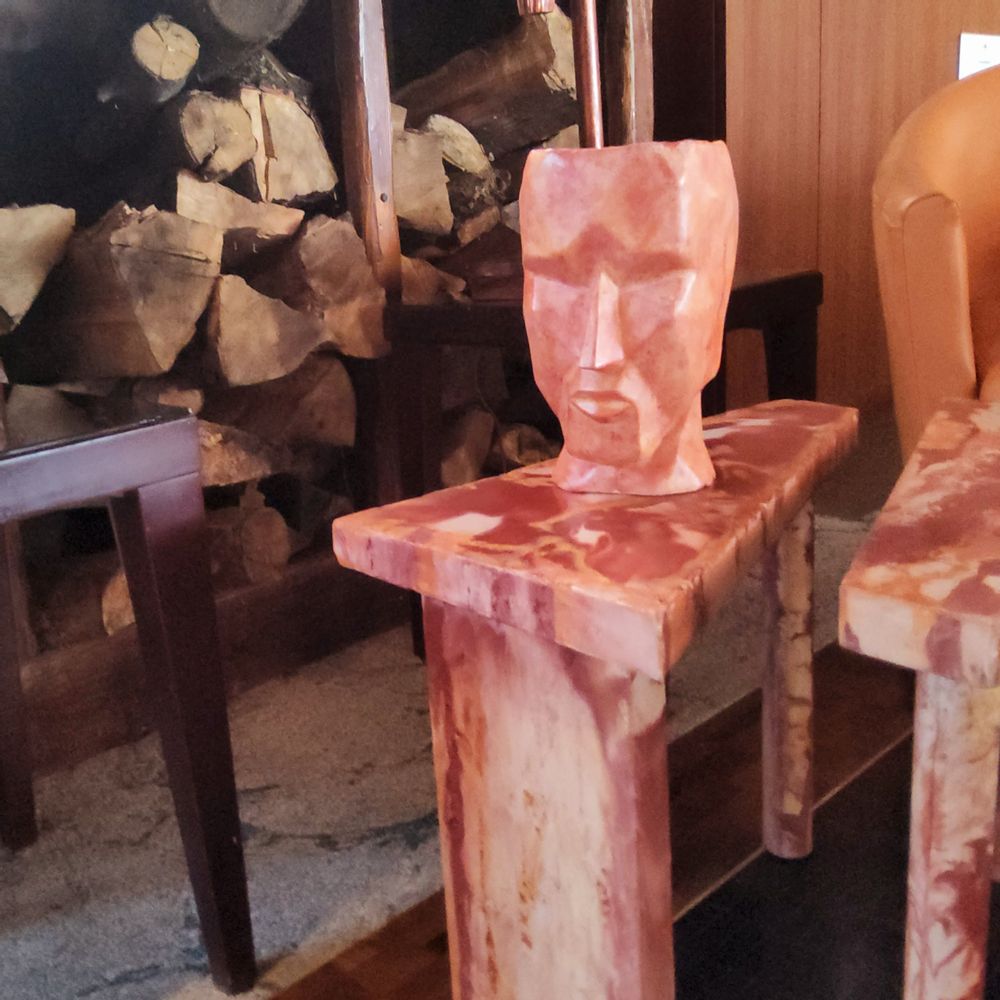 Decorative objects - The Free Man, ecological stone pot - PHYDIASTONE