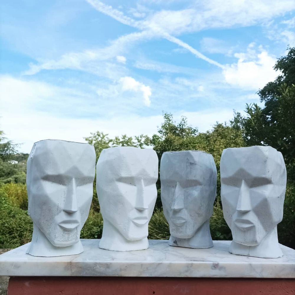Decorative objects - The Free Man, ecological stone pot - PHYDIASTONE