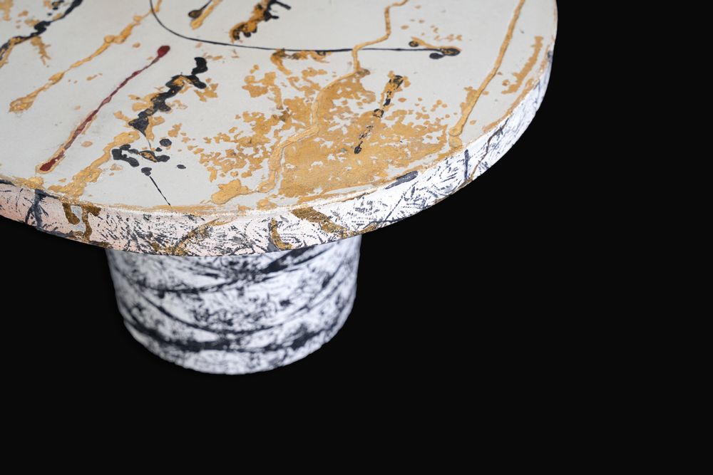 Tables pour hôtels - Little Swan - Table basse en pierre écologique - PHYDIASTONE