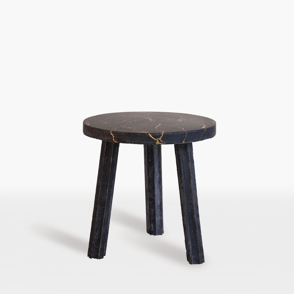 Tabourets pour collectivités - Table d'appoint ONYX en pierre écologique - PHYDIASTONE