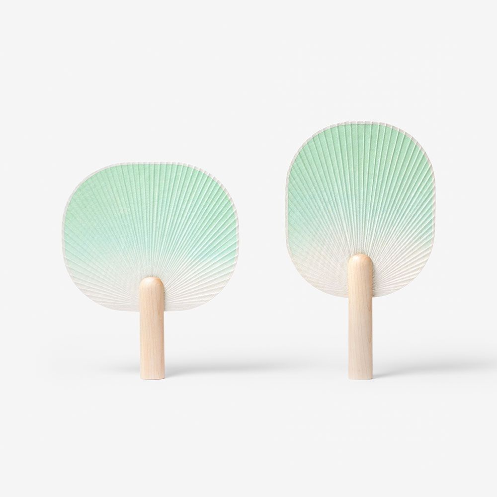 Autres objets connectés  - Brise de la forêt - géométrique, éventail en coréen - KHJ STUDIO