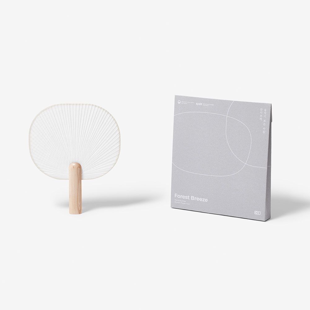 Autres objets connectés  - Brise de la forêt - géométrique, éventail en coréen - KHJ STUDIO