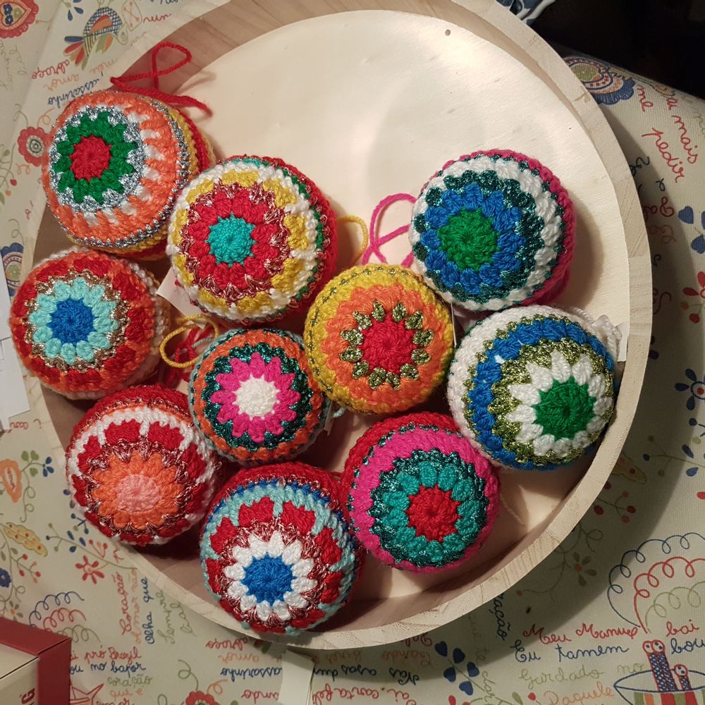 Guirlandes et boules de Noël - Boules de Noël - CRÉATIONS ANNIE CICATELLI