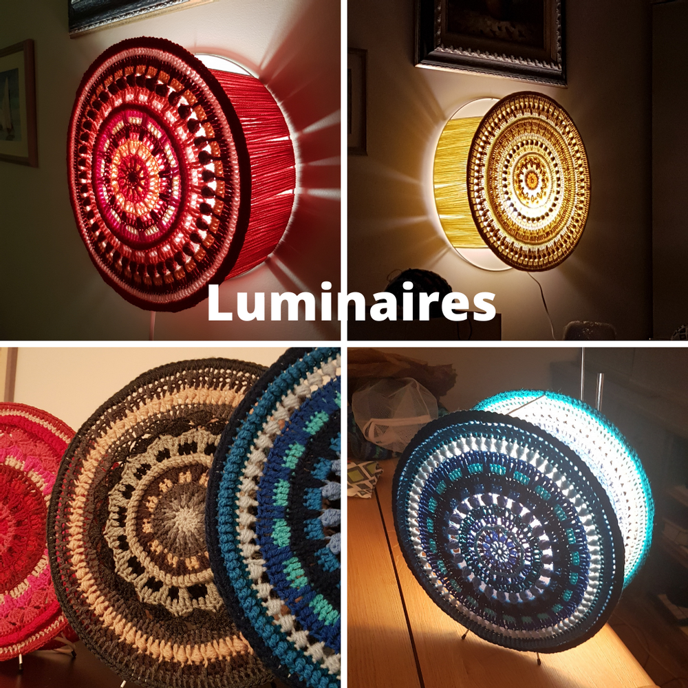 Abat-jours - Luminaire suspendu - CRÉATIONS ANNIE CICATELLI