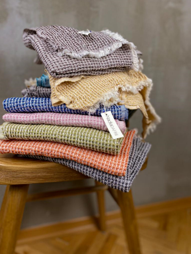 Linge d'office - TORCHON COTON HANDWOVEN - NADIA DAFRI PARIS