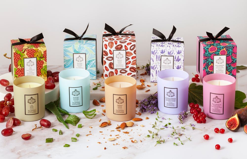 Candles - Fig and Cassis Candle, 180gr - ESSENCIAS DE PORTUGAL|SAUDADE