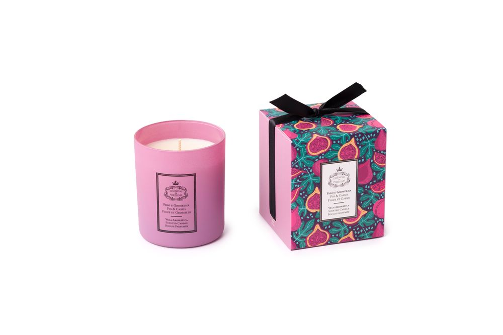 Candles - Fig and Cassis Candle, 180gr - ESSENCIAS DE PORTUGAL|SAUDADE