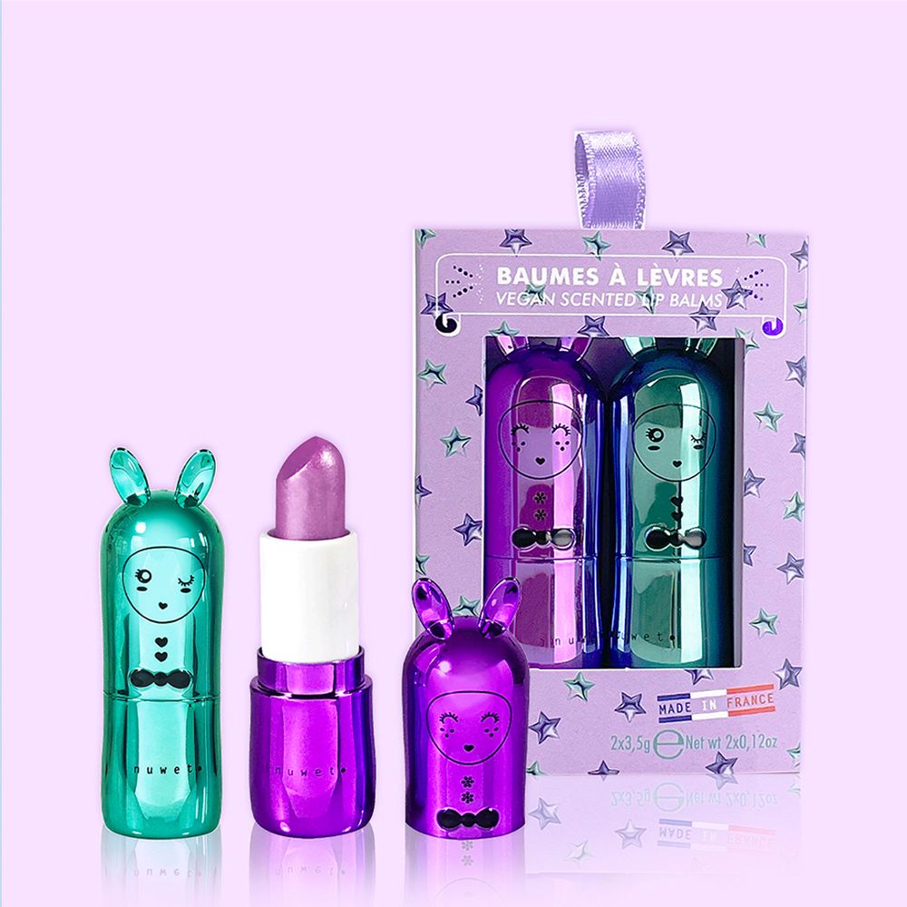 Accessoires enfants - Baume à lèvres - Collection métallisée & pastel - INUWET