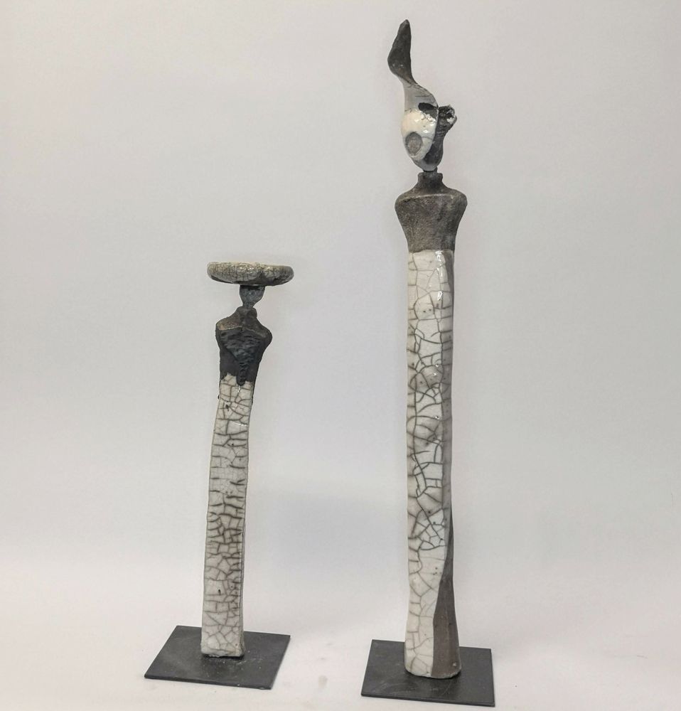 Sculptures, statuettes and miniatures - Fashion Raku Silhouettes Sculptures - MARIE JUGE SCULPTEUR