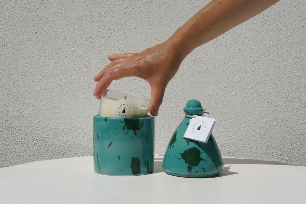Decorative objects - Trullo Aqua and Green - CAROLA FRA I TRULLI