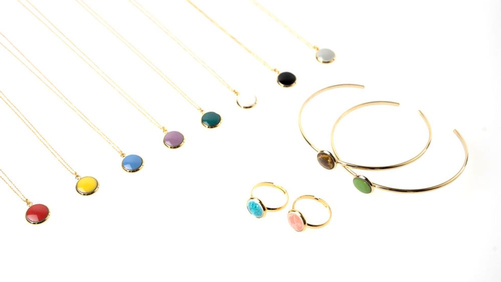 Gifts - 【Round shape】earrings, clip-on earrings, bracelet, ring and pendant - NANAYOSHA