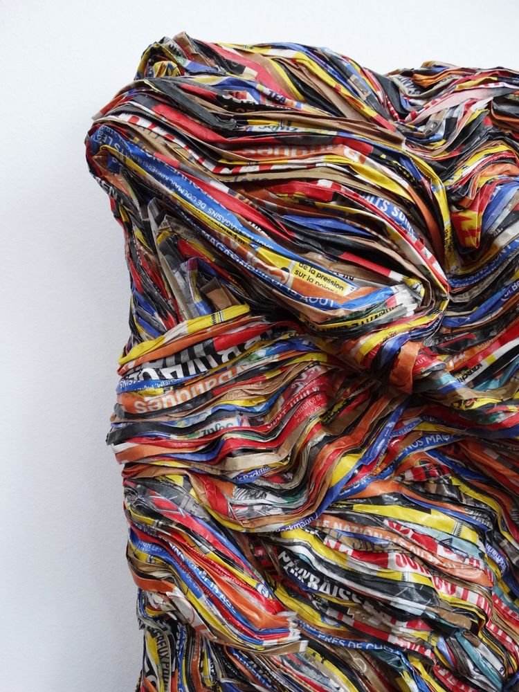 Unique pieces - Sculpture recycled paper INSTANT - HELENE SIELLEZ