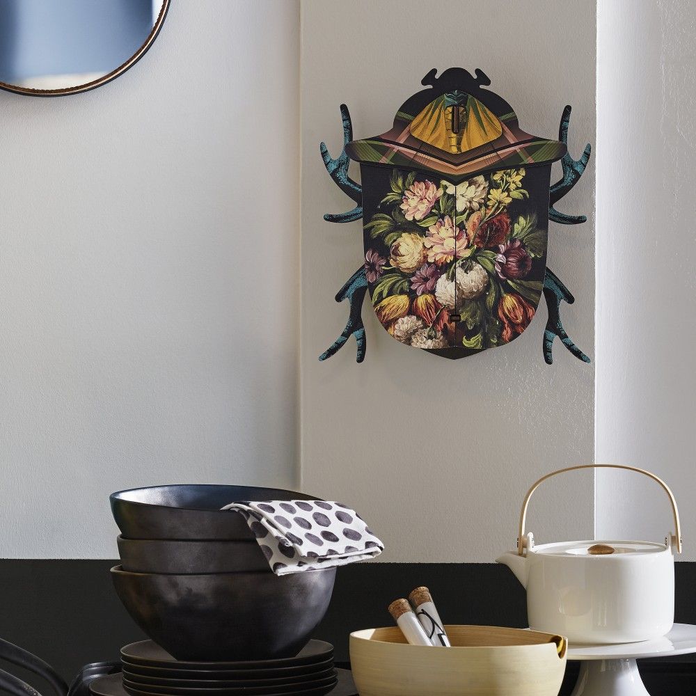 Decorative objects - Keith - Decorative beetle with hidden small storage and mirror - MIHO UNEXPECTED THINGS