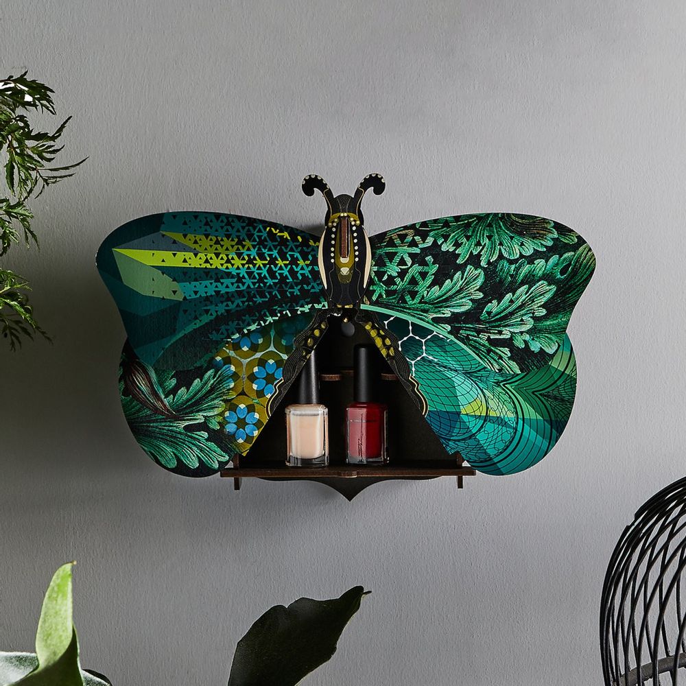 Decorative objects - Magda - Decorative butterfly with hidden small storage - MIHO UNEXPECTED THINGS