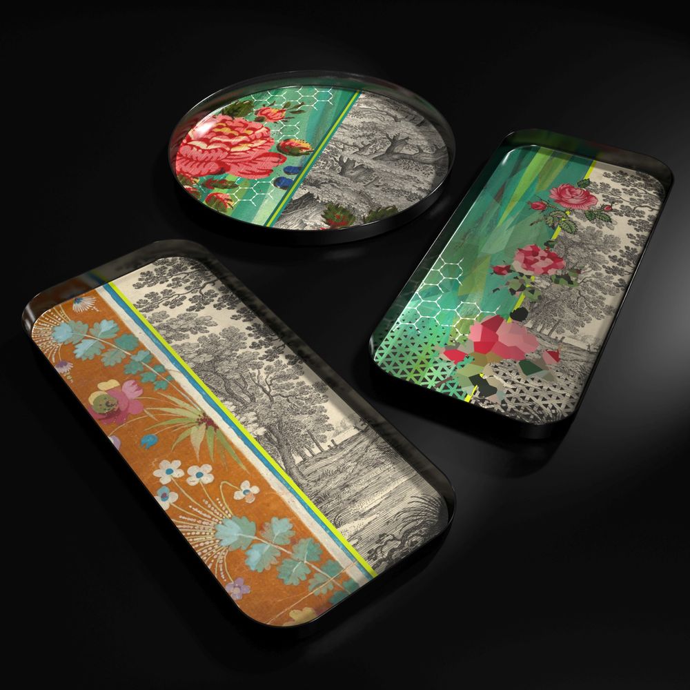 Plateaux - Regal Roses - Plateau artisanal - MIHO UNEXPECTED THINGS
