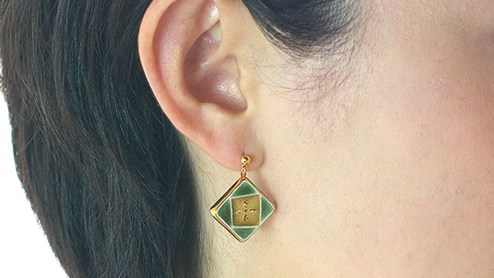 Gifts - 【MOSAIC】Earrings (L) - NANAYOSHA