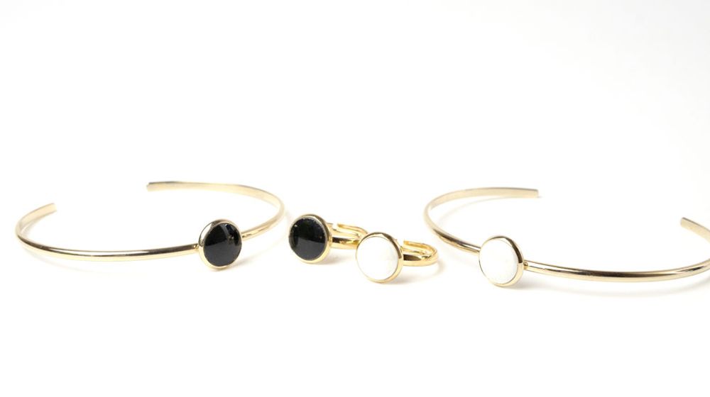 Gifts - 【Round shape】earrings, clip-on earrings, bracelet, ring and pendant - NANAYOSHA