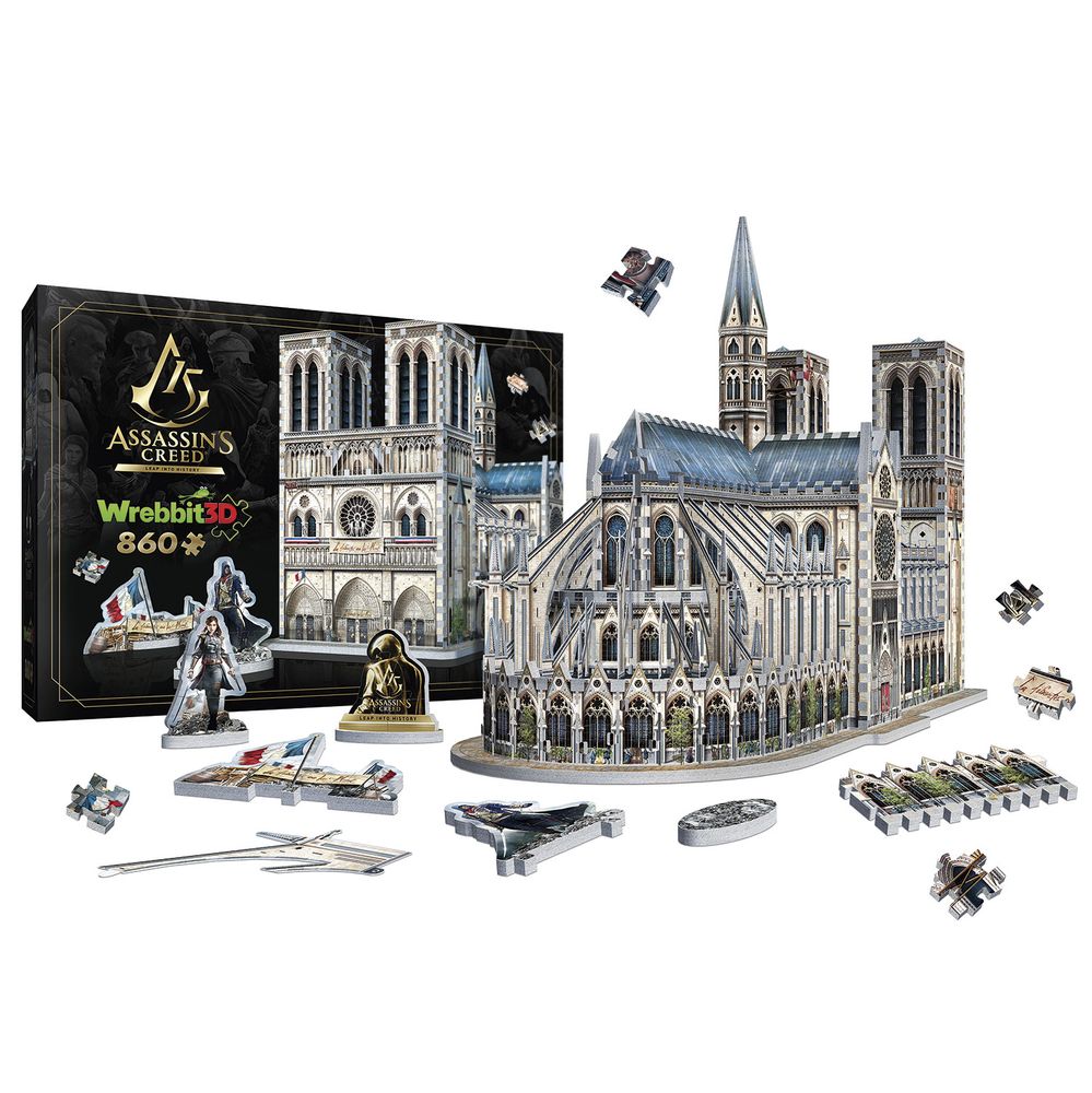 Jouets enfants - Assassin´s Creed Unity  Notre-Dame (860 pièces) - FOLKMANIS PUPPETS/JH-PRODUCTS